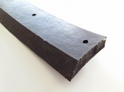 Gumový břit 1250 x 120 x 30 mm, 70 st.úkosem - PROFI