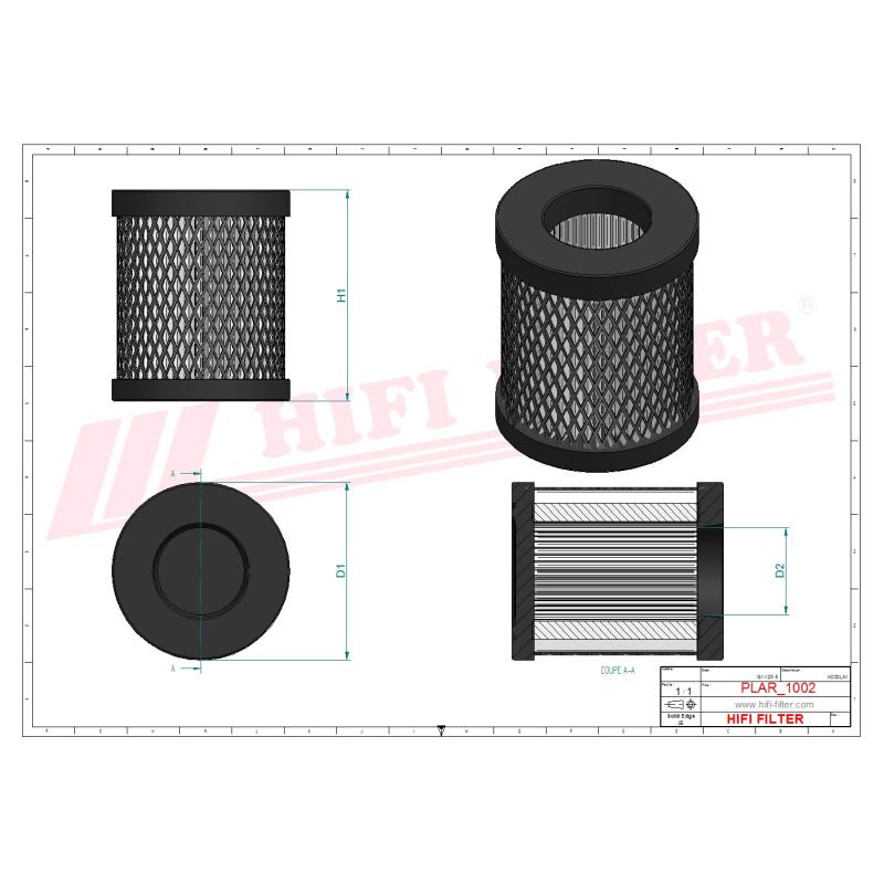 Vzduchový filtr SA 12813 HIFI